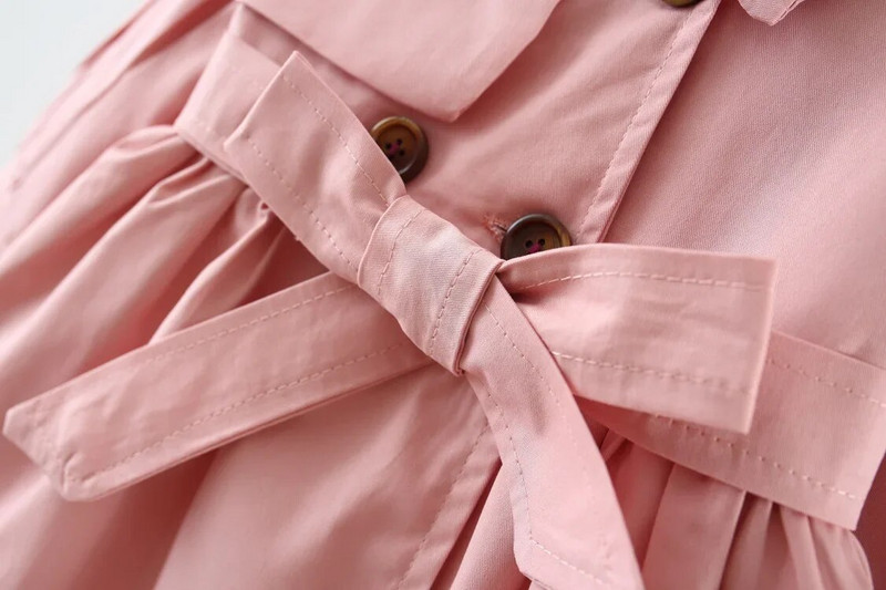 2024. Kaput za djevojčice Dječja jakna Dječja odjeća Novo proljeće jesen Korejski stil Slatke dugačke vjetrovke za djevojčice