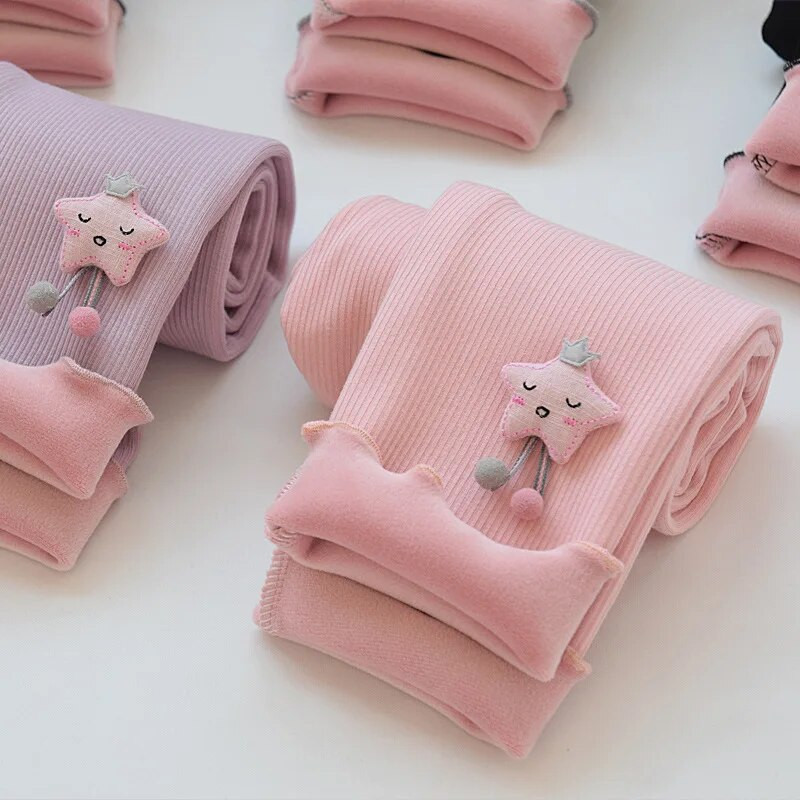 Beebitüdrukud Soojad Retuusid Talvised Lastepüksid Pikad Püksid Paksud Sügis Talvine Lasteriided Tüdrukute püksid 2-10 aastased Retuusid