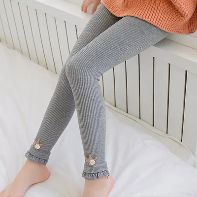 Kevad sügis Tüdrukud Retuusid Puuvillane Soe Lapsed Pikad Püksid Sametised Retuusid Elastsed Püksid Laste Retuusid 2-12a tüdrukule