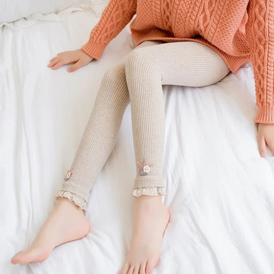 Kevad sügis Tüdrukud Retuusid Puuvillane Soe Lapsed Pikad Püksid Sametised Retuusid Elastsed Püksid Laste Retuusid 2-12a tüdrukule