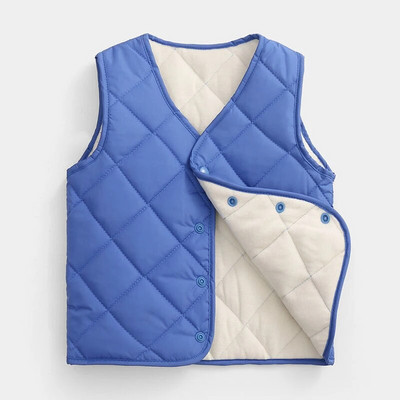 Toamnă Iarnă Noi pentru copii din puf din bumbac, plus vestă de catifea, băieți, fete, veste calde pentru copii, vestă groasă pentru copii, vestă Tide