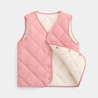 Toamnă Iarnă Noi pentru copii din puf din bumbac, plus vestă de catifea, băieți, fete, veste calde pentru copii, vestă groasă pentru copii, vestă Tide