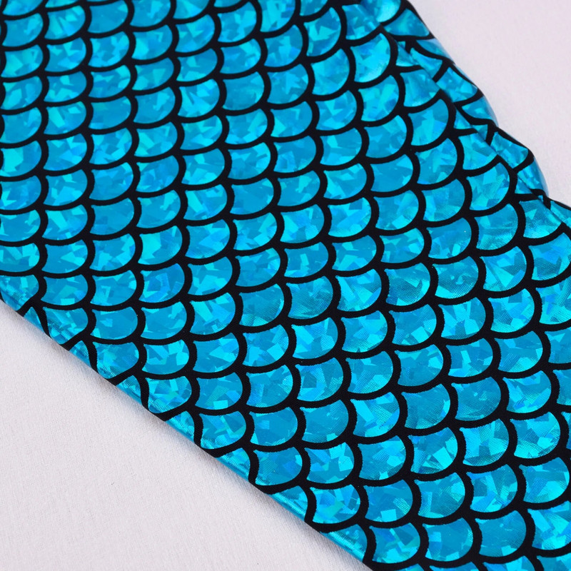 Fish Scale Retuusid Tüdrukute Püksid Pehmed Elastsed Lapsed Retuusid Merineitsi Tüdrukud Skinny Püksid Püksid Laste Püksid Suveriided