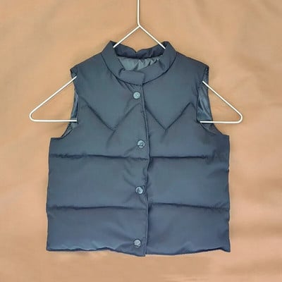 Kórejské detské teplé vesty, zimné dievčatá a chlapci, zahusťovacia vesta, vrchné oblečenie pre deti, dospievajúcich, bavlnené jednofarebné bundy, vesta pre 1-6 rokov