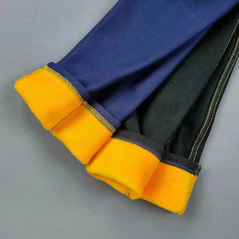 Detské nohavice, dievčenské zimné zahustené legíny, chlapčenské jesenné a zimné teplé nohavice, modré, čierne plyšové ležérne nohavice pre bábätká