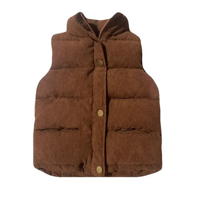 Jesenná detská teplá zahusťovacia vesta 2023, bavlnená vesta pre deti, detské vrchné oblečenie, kabát, detské oblečenie pre chlapcov a dievčatá, značkové bundy, vesta