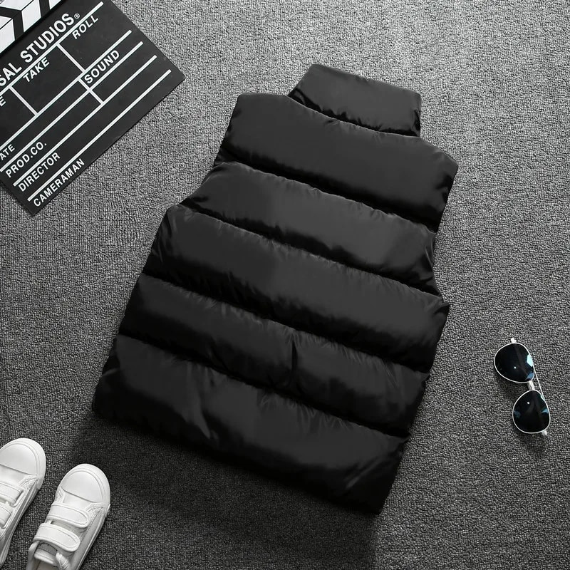 Chlapci, dievčatá, zima, jeseň, páperová vesta, detská teplá vesta, vrchné oblečenie, detská bunda pre 3, 4, 5, 6, 7, 8, 9, 10 rokov