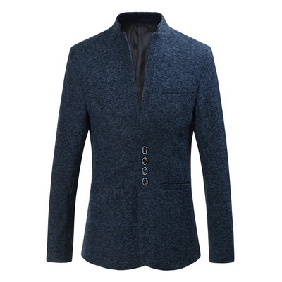 4 culori pentru bărbați, culoare solidă, costum cu guler stand, stil chinezesc, blazer slim fit pentru bărbați, sacou ZhongShan, costum tunică chinezească, dintr-o bucată