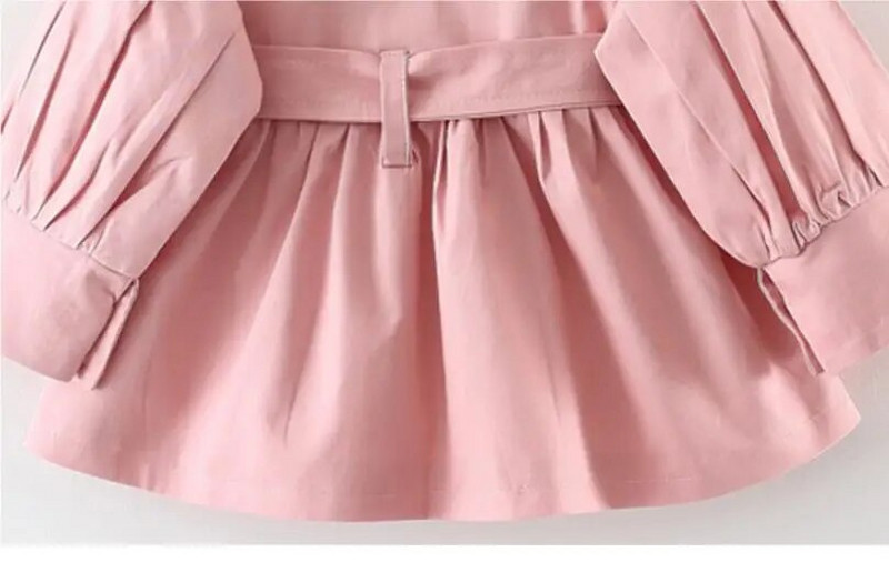 2023Uus mood Kevad sügis Tüdrukute jope lasteriided trentš mantel lastejakk tüdrukumantlid Trench Wind Dust Ülerõivad0-4Y