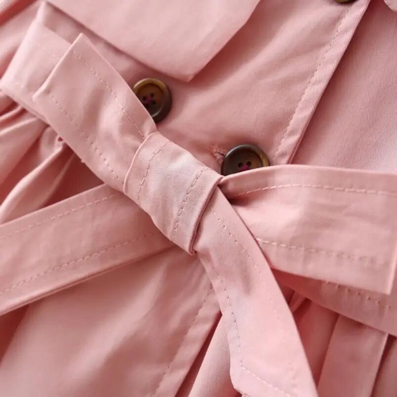 2023Uus mood Kevad sügis Tüdrukute jope lasteriided trentš mantel lastejakk tüdrukumantlid Trench Wind Dust Ülerõivad0-4Y