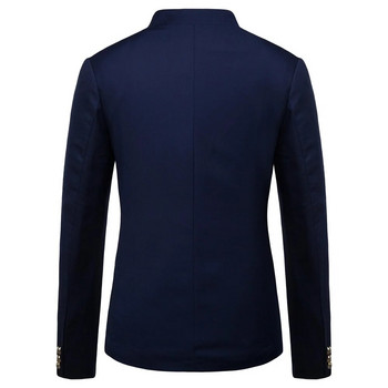 Κινέζικο στυλ Μανδαρίνικο κολάρο Business Casual Wedding Slim Fit Blazer Ανδρικό σακάκι casual ανδρικό παλτό 4XL