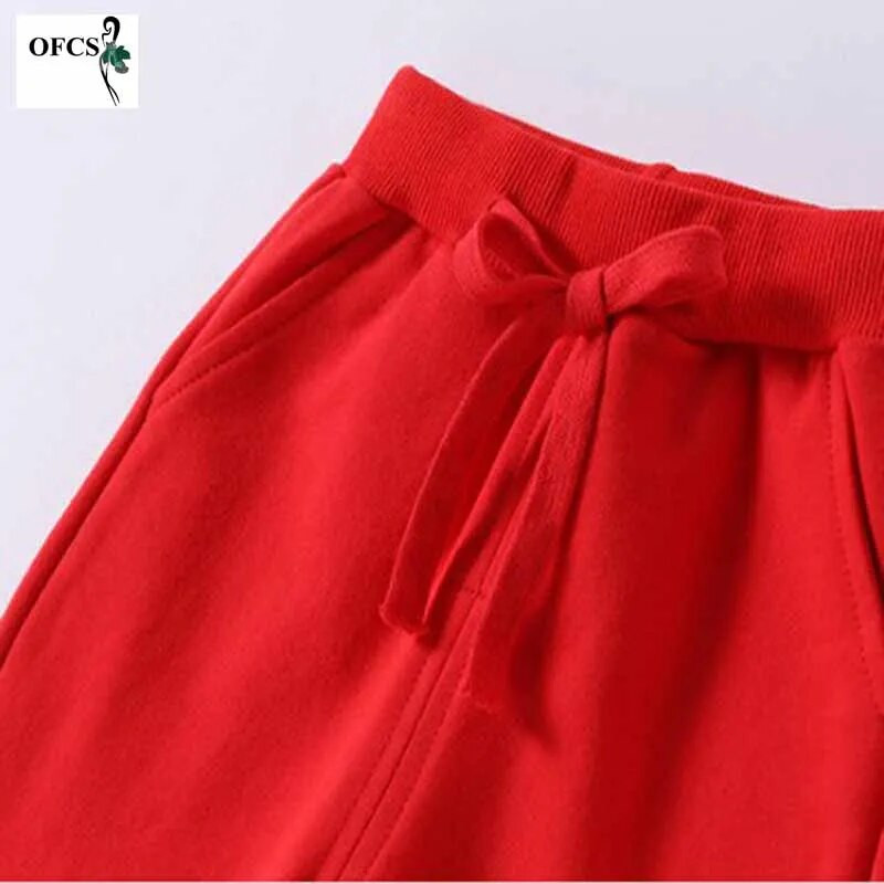 Καυτές εκπτώσεις Έφηβοι Παντελόνια Μασίφ Κινούμενα Σχέδια Αγόρια Κορίτσια Casual Αθλητικά Παντελόνια Τζόκινγκ Βρέφος Garcon Παιδικά Παιδικά Παντελόνια για 18M-12Year