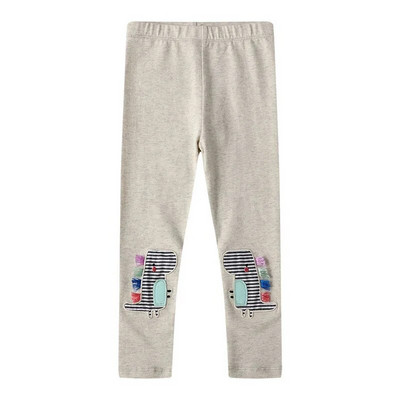 Jumping Meters Baby Leggings Παντελόνι για Φθινόπωρο Άνοιξη Παιδικά Ρούχα Ζώα Κέντημα Hot Selling Μικρό Skinny Παντελόνι Κορίτσια