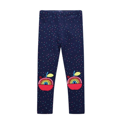 Jumping Meters Baby Leggings Παντελόνι για Φθινόπωρο Άνοιξη Παιδικά Ρούχα Ζώα Κέντημα Hot Selling Μικρό Skinny Παντελόνι Κορίτσια