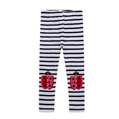Jumping Meters Baby Leggings Παντελόνι για Φθινόπωρο Άνοιξη Παιδικά Ρούχα Ζώα Κέντημα Hot Selling Μικρό Skinny Παντελόνι Κορίτσια