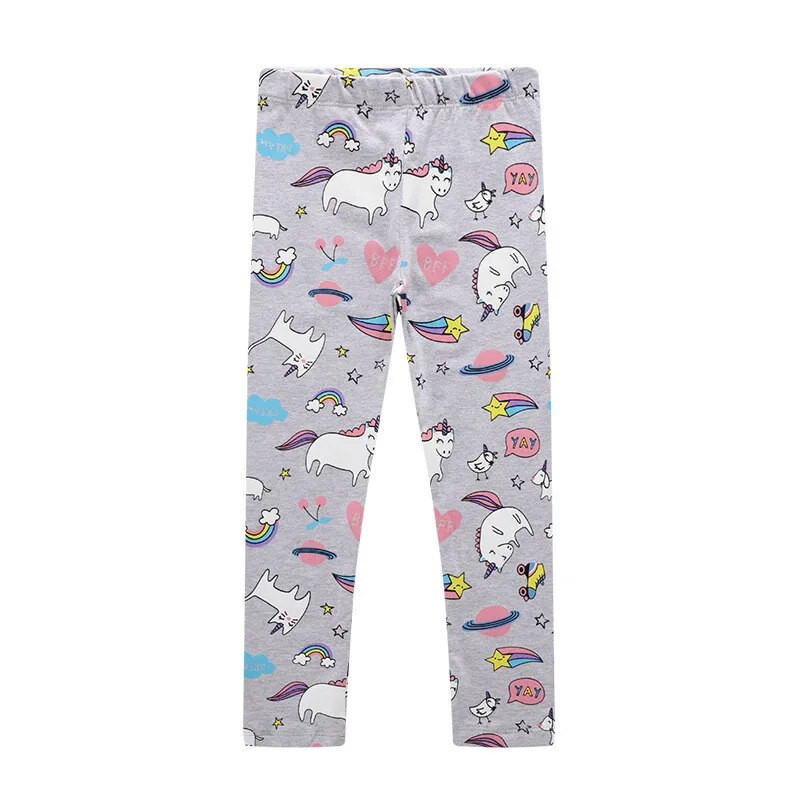 Jumping Meters Baby Leggings Παντελόνι για Φθινόπωρο Άνοιξη Παιδικά Ρούχα Ζώα Κέντημα Hot Selling Μικρό Skinny Παντελόνι Κορίτσια