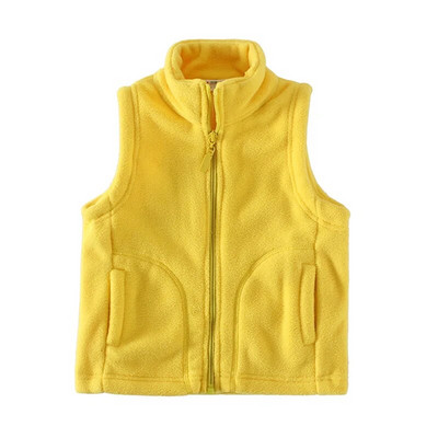 Mudkingdom drăguț fete băieți fleece vest lejer cu fermoar complet jachetă fără mâneci haine copii haină solidă pentru copii mici toamnă iarnă