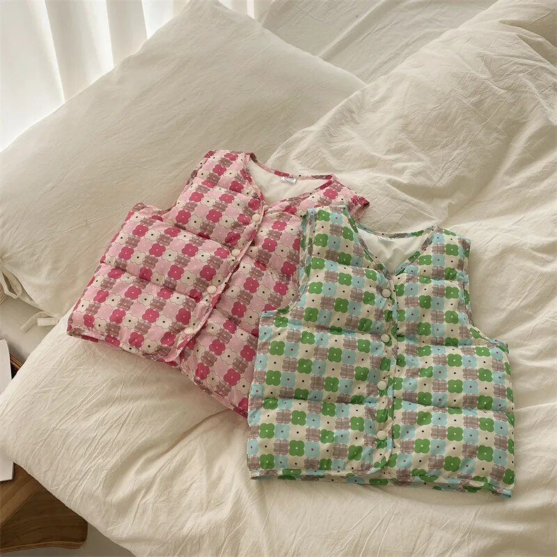 Kūdikių liemenė mergaičių berniukų vaikams šilta žieminė stora liemenė Animacinis juosmens paltas Išorinis dėvimas medvilninė striukės liemenė rudeniui