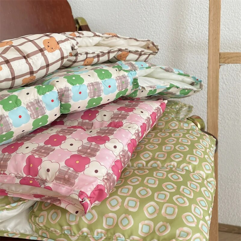 Kūdikių liemenė mergaičių berniukų vaikams šilta žieminė stora liemenė Animacinis juosmens paltas Išorinis dėvimas medvilninė striukės liemenė rudeniui