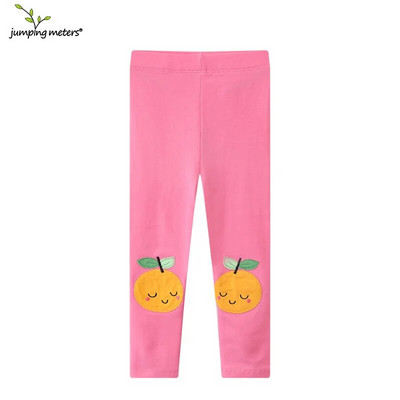 Jumping Meters 2-7T Φθινόπωρο Άνοιξη Κορίτσια Κολάν Παντελόνι Ολόσωμο Bear Απλικέ Baby Skinny Pencil Παντελόνι Χαριτωμένο παντελόνι για κορίτσια