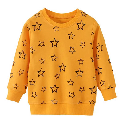 Jumping Meters Nový prírastok Jesenné jarné zvieratá Chlapci Dievčenské mikiny s dlhým rukávom Detské oblečenie Detské športové tričká