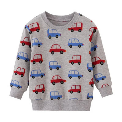 Jumping Meters Nový prírastok Jesenné jarné zvieratá Chlapci Dievčenské mikiny s dlhým rukávom Detské oblečenie Detské športové tričká