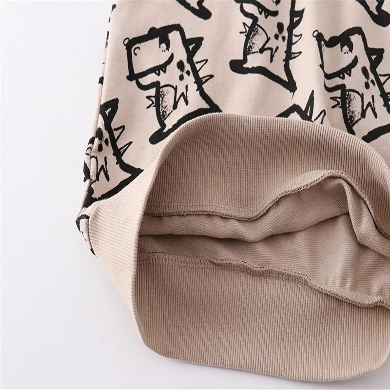 Jumping Meters Nový prírastok Jesenné jarné zvieratá Chlapci Dievčenské mikiny s dlhým rukávom Detské oblečenie Detské športové tričká