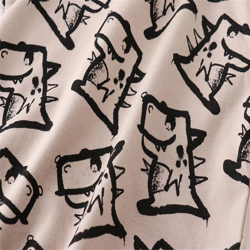 Jumping Meters Nový prírastok Jesenné jarné zvieratá Chlapci Dievčenské mikiny s dlhým rukávom Detské oblečenie Detské športové tričká