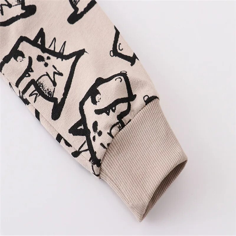 Jumping Meters Nový prírastok Jesenné jarné zvieratá Chlapci Dievčenské mikiny s dlhým rukávom Detské oblečenie Detské športové tričká