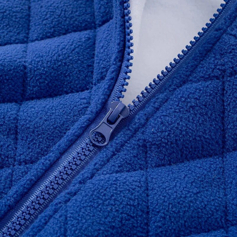 Lastevestid Soe sügistalvine kandmine Paksendatud fliis Kolmekihiline puuvillane jope Uus populaarne lastevest