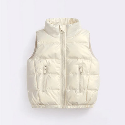 Φθινοπωρινό Παιδικό Ζεστό Παχύ Γιλέκο Βρεφικό Γιλέκο Παιδικό Πανωφόρι Παλτό Βρεφικά Ρούχα Χειμώνα Αγόρια Κορίτσι Γυαλιστερό πουπουλένιο γιλέκο