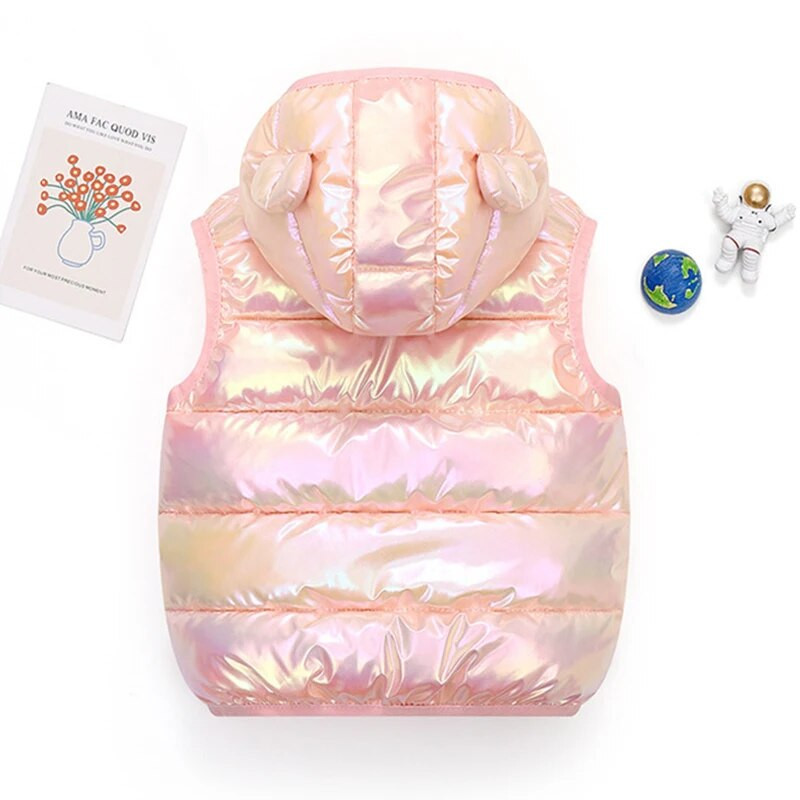 Tüdrukutele Värvikas kangas kapuutsiga sulevest Lastemantlid Sügiskevadine vest Välisrõivad Laste Poiste riided Uus jope 2-6 aastat