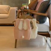 2023 noua toamnă pentru fete pulover vestă drăguț iepure fundă cardigan fete tricotaje top bebeluș copii îmbrăcăminte fete moda copii ținute