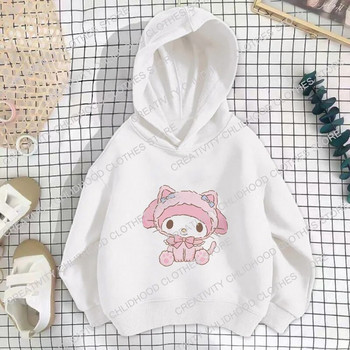 Melodys Kids Hoodies για κορίτσι πουλόβερ Pochaccos Purins Hellokittys Παιδικά Anime Casual Ρούχα Κινούμενα σχέδια Φούτερ μπλούζες