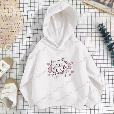 Meloodiad Lapsed Pusad Tüdrukutele Poiss Pullover Pochaccos Purins Hellokittys Lapsed Anime Vabaajarõivad Multikad Pusad Topid