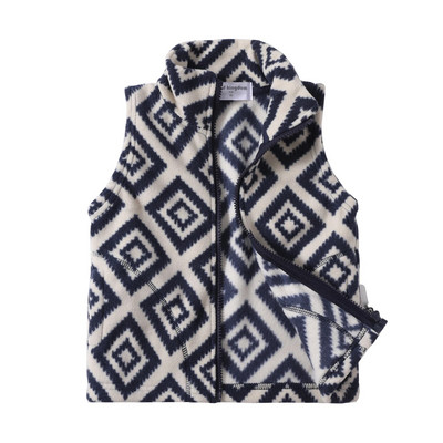 Detské vesty Mudkingdom, jesenné a zimné flísové detské vrchné oblečenie, kabáty, ľahké, ležérne, roztomilé bodkované vzory pre chlapcov a dievčatá