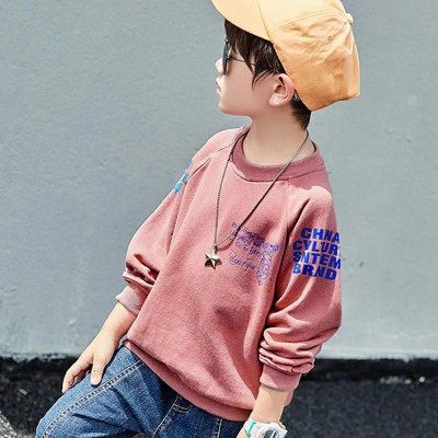 Drabužiai paaugliams berniukams, megztiniai berniukams ilgomis rankovėmis, vaikiški drabužiai berniukams, marškinėliai