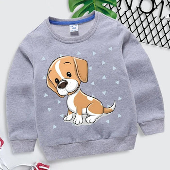 Beagle Dog Print Hoodies Παιδική μόδα Πουλόβερ ζώων Μακρυμάνικο Φούτερ Cartoon Beagle Streetwear Κορίτσια Αγόρια Μπλούζα με κουκούλα