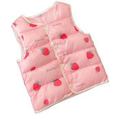 Laste Beebi vest poisile Sügisene soe sulejope 2021 Uus armas varrukateta lasteriiete vest tüdrukule Talvine vest 2-6a