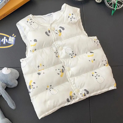 Laste Beebi vest poisile Sügisene soe sulejope 2021 Uus armas varrukateta lasteriiete vest tüdrukule Talvine vest 2-6a