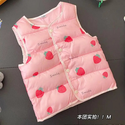 Laste Beebi vest poisile Sügisene soe sulejope 2021 Uus armas varrukateta lasteriiete vest tüdrukule Talvine vest 2-6a