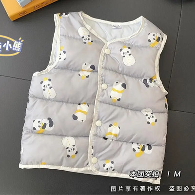Laste Beebi vest poisile Sügisene soe sulejope 2021 Uus armas varrukateta lasteriiete vest tüdrukule Talvine vest 2-6a
