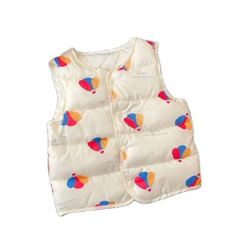 Laste Beebi vest poisile Sügisene soe sulejope 2021 Uus armas varrukateta lasteriiete vest tüdrukule Talvine vest 2-6a