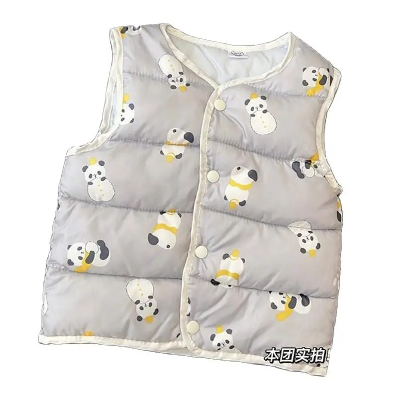 Laste Beebi vest poisile Sügisene soe sulejope 2021 Uus armas varrukateta lasteriiete vest tüdrukule Talvine vest 2-6a
