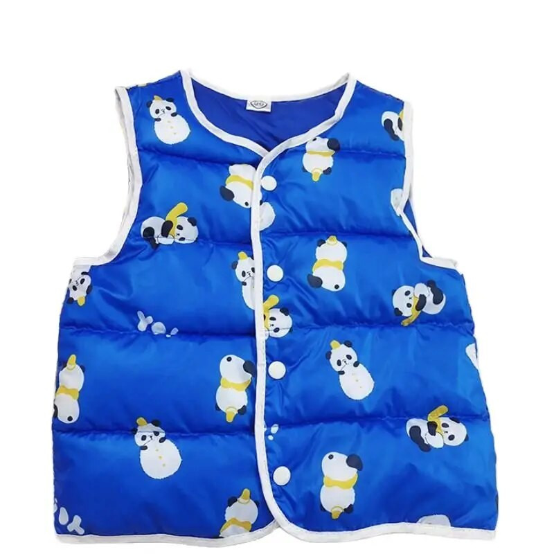 Laste Beebi vest poisile Sügisene soe sulejope 2021 Uus armas varrukateta lasteriiete vest tüdrukule Talvine vest 2-6a