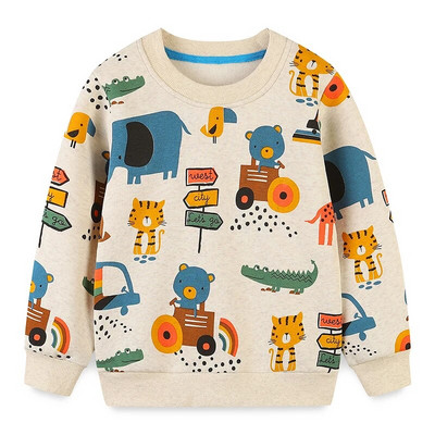 Bumeex Kids poiste kampsun Laste sügisriietus pikkade varrukatega multikas pullover kampsun poiste ümara kaelusega kampsun 2-7 aastat