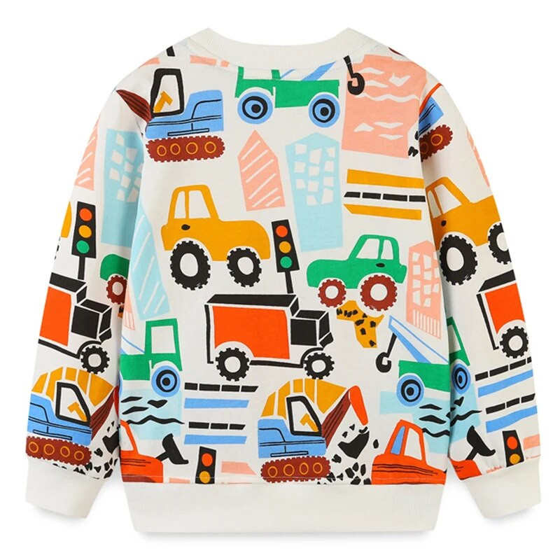 Bumeex Kids poiste kampsun Laste sügisriietus pikkade varrukatega multikas pullover kampsun poiste ümara kaelusega kampsun 2-7 aastat