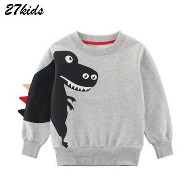 27 copii, 2-9 ani, hanorac cu imprimeu de dinozauri, băiat, toamnă, copii, copii, îmbrăcăminte exterioară, hanorace, hanorace, pentru haine pentru bebeluși, moleton meninas