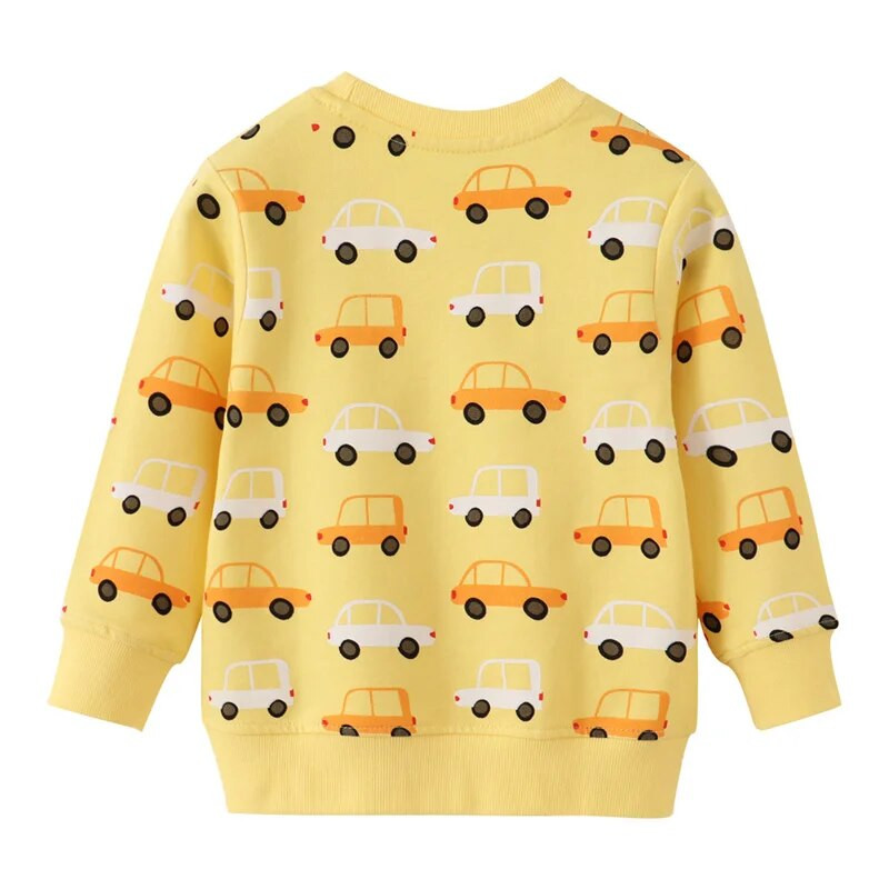 Jumping Meters 2-7T New Arrival Automobiliai Berniukai Merginos Megztiniai Rudens pavasaris Vaikams Drabužiai Karštai Parduodantys Marškiniai Viršuliai Kūdikių Marškiniai