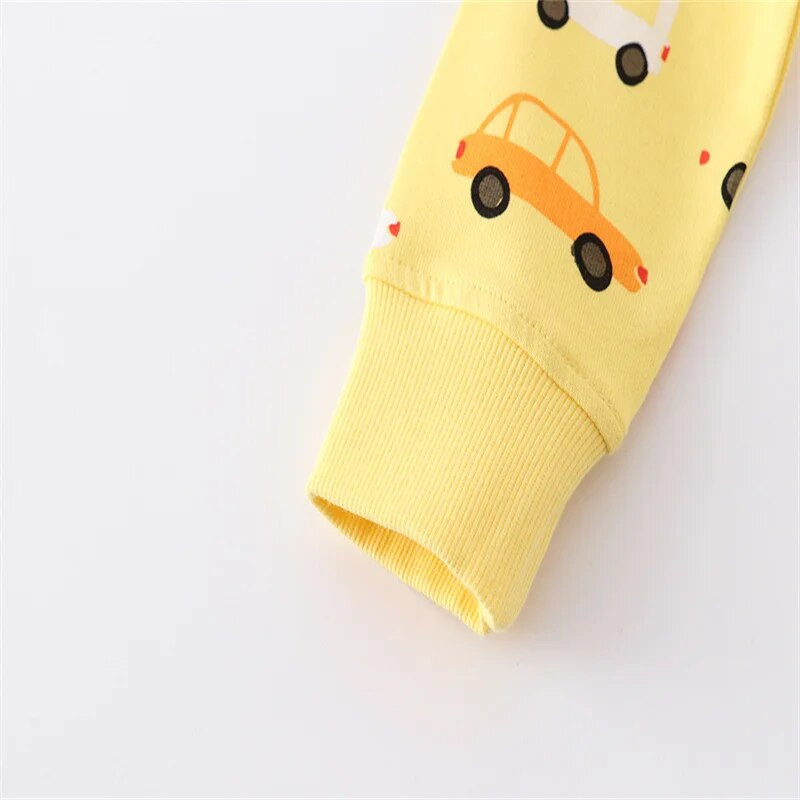 Jumping Meters 2-7T New Arrival Automobiliai Berniukai Merginos Megztiniai Rudens pavasaris Vaikams Drabužiai Karštai Parduodantys Marškiniai Viršuliai Kūdikių Marškiniai